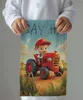 Handtuch 30x50 für Kindergarten Traktor Bauernhof 100% Produktbild-Vorschau 2