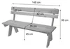 Gartenbank MCW-L66, Sitzbank Holzbank Parkbank, Produktbild-Vorschau 6
