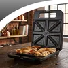 Sandwichmaker XXL 1400W für 4 Toasts Sandwiches Produktbild-Vorschau 8