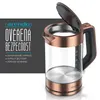 Arendo Wasserkocher 1,7 l, 2200 W, Edelstahl & Glas, Produktbild-Vorschau 5