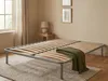 Alessa - Cadre de Lit Double, 140x190 cm Gris, Double  Voir les images du produit 4