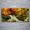 Glasbilder 120x60 Wandbild Druck auf Glas Wasserfall Wald Produktbild-Vorschau 2