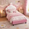 Lit bébé INONEFT 90 x 190 cm, lit rembourré avec éclairage Voir les images du produit 1