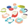 ASKSA Baby Rassel 0-6 Monate Beissring Sensorik Montessori Produktbild-Vorschau 2
