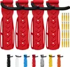 4 x WELLGRO Wand Fahrradhalter - Stahl Fahrrad Produktbild-Vorschau 1