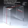 Hochwertiger Acryl-Glas Beistelltisch/Nachttisch, Produktbild-Vorschau 2