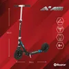 A Razor A5 Air Kick Scooter is shown against a red background with marketing graphics and text. Produktbild-Vorschau