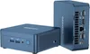 Two blue mini PCs are shown against a white background. One is in the foreground, and the other is behind it and to the right. Náhled obrázku produktu