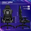 Krzesło do gier Adormii, ergonomiczne krzesło biurowe z Podgląd zdjęcia produktu 14