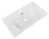 Lavabo consolle d'appoggio in Vetroceramica bianco Anteprima dell’immagine prodotto 1