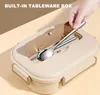 Isolierte Lunchbox mit Fächern, leicht zu reinigender Produktbild-Vorschau 5