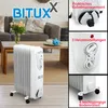 Elektryczny grzejnik olejowy Bituxx 2000 Watt 9 żeber Podgląd zdjęcia produktu 7