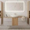 RODAN | Waschbeckenunterschrank - Beige und Braun - 160 cm Produktbild-Vorschau 4