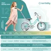 Mädchen fahrrad 12 Zoll Glocke Zusatzräder Schubstange Produktbild-Vorschau 8