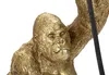 Mauro Ferretti Gorilla stolní lampa E14 22,5x16x40 cm zlatá Náhled obrázku produktu 4