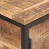 vidaXL Sideboard 85x30x80 cm Raues Mangoholz Produktbild-Vorschau 3