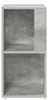 vidaXL rohový regál Concrete Grey 33x33x67 cm Dřevěný Náhled obrázku produktu 4
