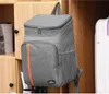 Rucksack Kühltasche Grau, Isolierte Doppeltasche für Produktbild-Vorschau 5