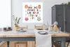 MuchoWow® Poster Illustration Alphabet mit Eulen 100x100 cm Produktbild-Vorschau 3