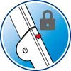 An illustration showing a close-up of a joint mechanism on a white product, with a red locking pin and a gray padlock icon in the background. Náhled obrázku produktu