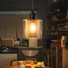 ZMH Lampada a sospensione vintage 1 fiamma vetro oro luce a Anteprima dell’immagine prodotto 4