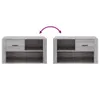 vidaXL Schuhschrank Grau Sonoma 80x35x45 cm Holzwerkstoff - Produktbild-Vorschau 8
