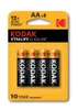 A retail package of four AA Kodak Xtralife Alkaline batteries. Produktbild-Vorschau