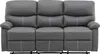 3+2-Sitzer Sofa und Sessel mit Relaxfunktion aus grauem Produktbild-Vorschau 4