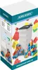 A product box for a storage container with building blocks and toy cars depicted on the packaging. Produktbild-Vorschau