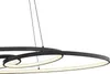 Globo Lighting Hängeleuchte Metall schwarz matt, LED Produktbild-Vorschau 3