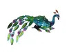 LED-Solar-Wand-Deko „Pfau“ 63 x 6 x 92cm -  11 Warmweiße Produktbild-Vorschau 3