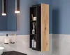 Easy4You KAYA Unterschrank 100 cm Matt Schwarz/Eiche mit Produktbild-Vorschau 4