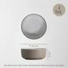 Steingut Geschirr 4 Personen, 4er Set Müslischale, ø 16cm, Produktbild-Vorschau 2