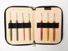 A set of crochet hooks laid out in a case. Produktbild-Vorschau
