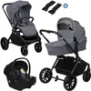 Lionelo 3-in-1 Kombi-kinderwagen set Mika Plus Productafbeelding-voorbeeld 1