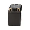 A black battery with gold terminals is shown against a white background. Voir les images du produit