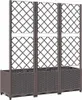 vidaXL Záhradný kvetináč s mriežkou hnedý 120 x 40 x 136 cm Náhľad obrázku produktu 6