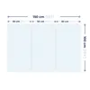 DEQORI Glasbild Echtglas 3x50x100 cm 'Pfingstrosenpoesie' Produktbild-Vorschau 8