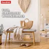 Bambus-Sitzbank Montana Praktisches Schuhregal mit Stauraum Produktbild-Vorschau 7