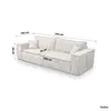 FEDVE Schlafsofa Sofa Sekwana Funktionssofa Bettsofa Produktbild-Vorschau 7