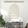 HOMCOM Wandspiegel, garderobespiegel, 110 x 62 cm, spiegel Productafbeelding-voorbeeld 7