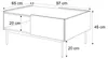 ESSENCE L97 Couchtisch mit Schublade Kaschmir / Eiche Linea Produktbild-Vorschau 7