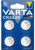 Varta Batterie Knopfzelle CR2430 3V 290mAh Lithium, 4St. Produktbild-Vorschau 1
