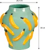 Mica Decorations Moza Vase - H30 x Ø27 cm - Keramik - Grün, Produktbild-Vorschau 6