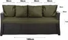 Polštáře na zahradní pohovku-Zelená|Sedák 180x60x7, Náhled obrázku produktu 2