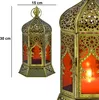 Marrakesch Boho Deko Teelichthalter Windlicht aus Metall & Produktbild-Vorschau 5