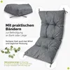 Garronda Bankauflage 120x50 cm ca. 10 cm dick Sitzkissen Produktbild-Vorschau 3