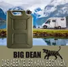 BigDean Benzinkanister 20L in Olivgrün mit flexiblem Produktbild-Vorschau 4