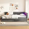 140x200cm Daybett, Tagesbett, Schlafsofa, Ablagefach am Produktbild-Vorschau 2
