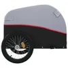 vidaXL Fahrradanhänger Schwarz und Rot 45 kg Eisen Produktbild-Vorschau 7